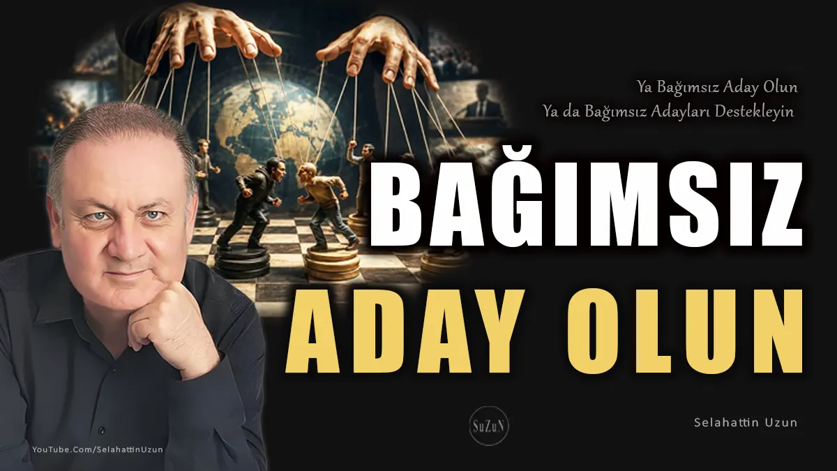 Selahattin Uzun tarafından yazılan, Fırça elinizde olsa bile "Bağımsız Aday Olun" başlıklı köşe yazısı öne çıkan görseli.