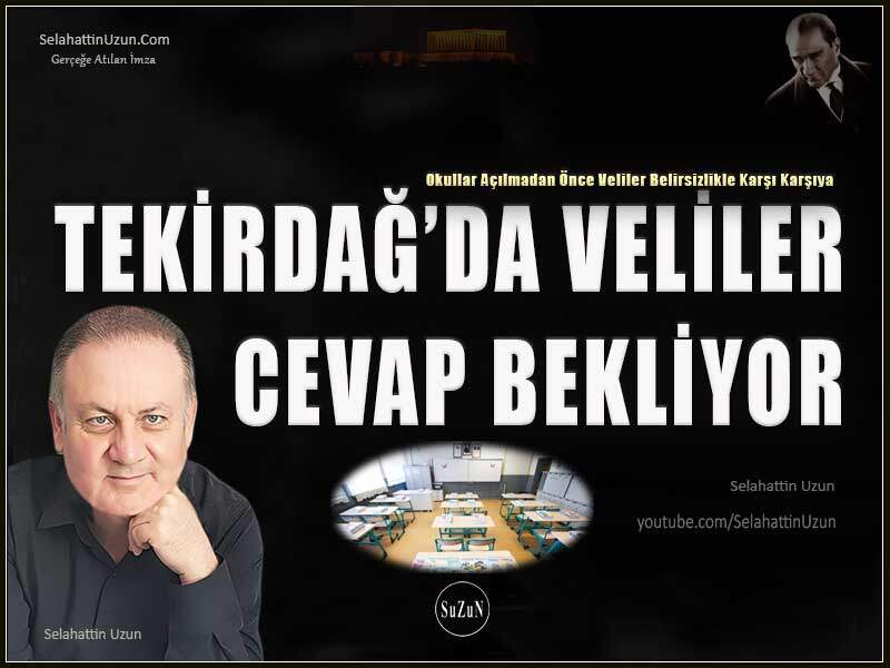 Tekirdağ'da Özel Okul Bilmecesi Sürüyor 1 Tekirdağ’da Özel Okul Bilmecesi Sürüyor - Selahattin Uzun